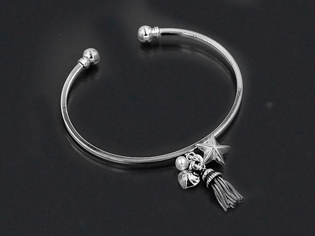 Armreif "Denise" mit Stern (18cm)