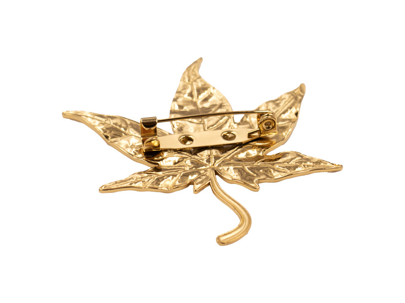 Brosche Blatt