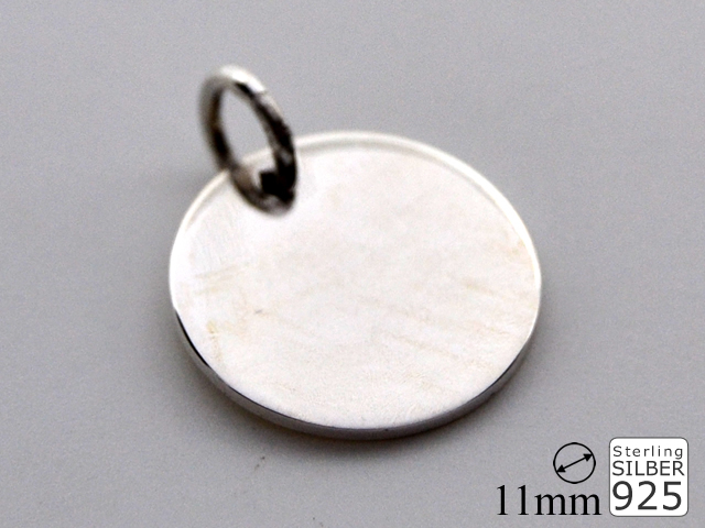 Gravurplatte mit Bohrung (11 mm)