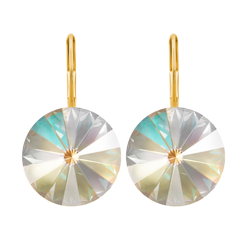 Brisur HK 14 TB (14 mm Stein) golded in Light Grey Delite