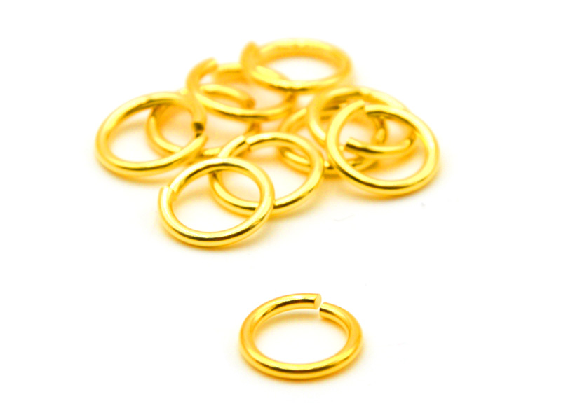 Biegering offen (9.0mm x 1.2mm) (10er Pack) vergoldet