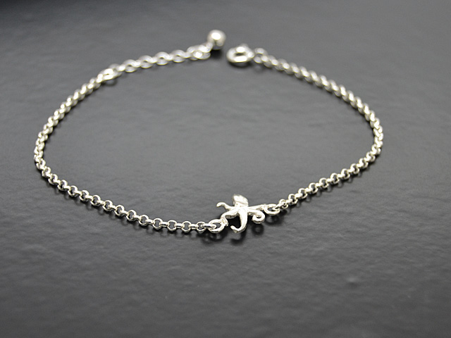 Erbsarmband mit Oktopus (17 cm + 2.5 cm) (2.0 mm)