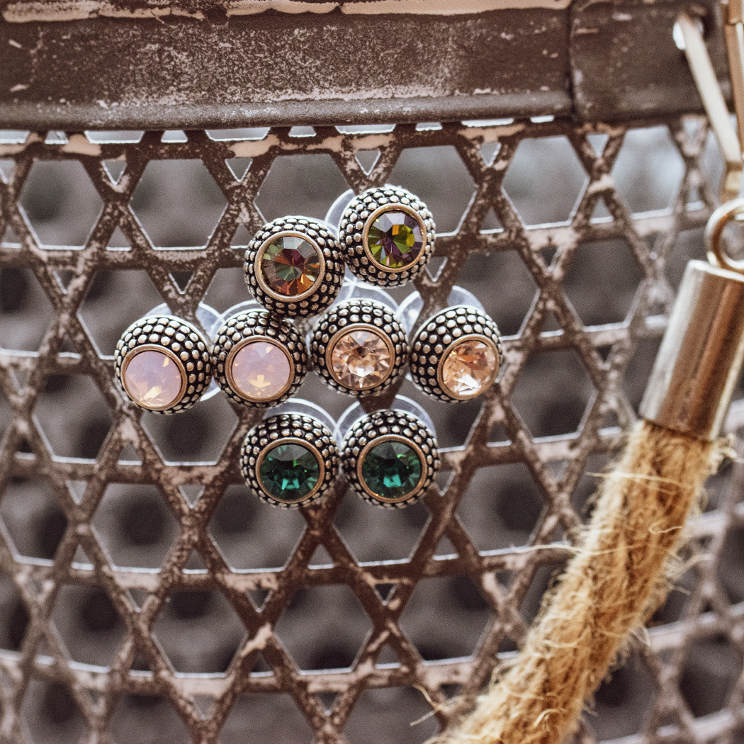 Ohrstecker Lea mit Premium Crystal in 6 mm