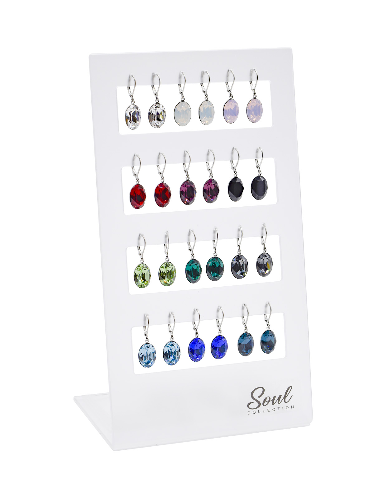 Display Ohrhänger Lina mit Premium Crystal (12 Paar) - Basic Edition