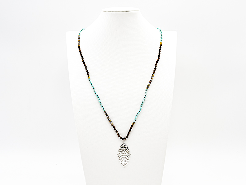 Glassteinkette ''Naia'' Türkis