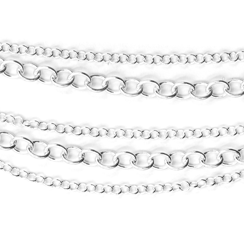 Erbskette mehrreihig (41 cm) (1.3 mm - 2.4 mm)