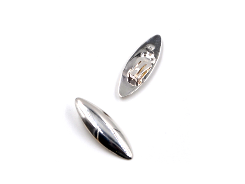 Ohrclip "Oval" (37 x 12 mm)