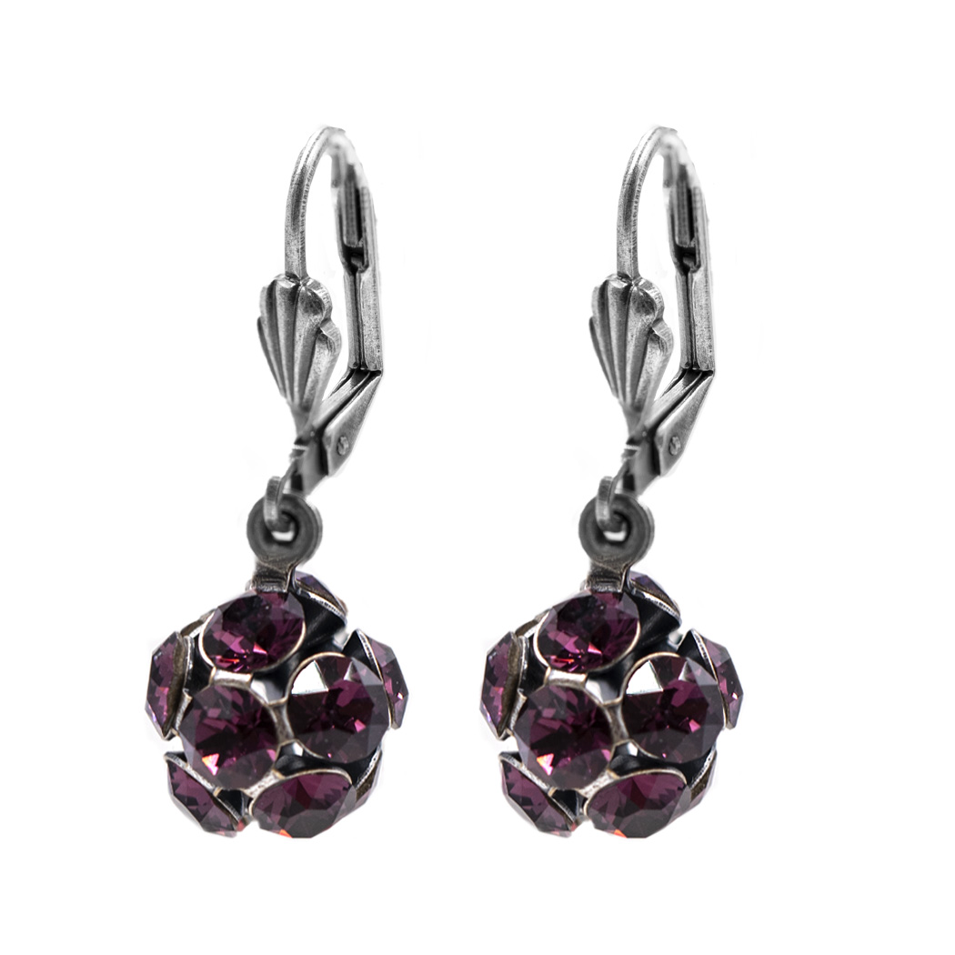 Ohrhänger Kugel mit Premium Crystal