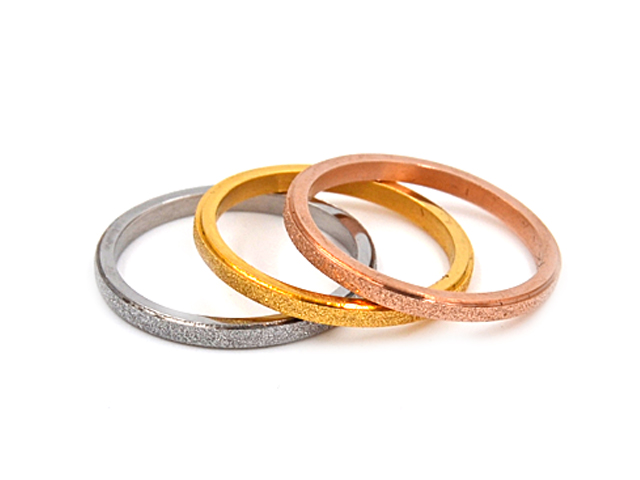 Edelstahlring (60 mm) 3er Set