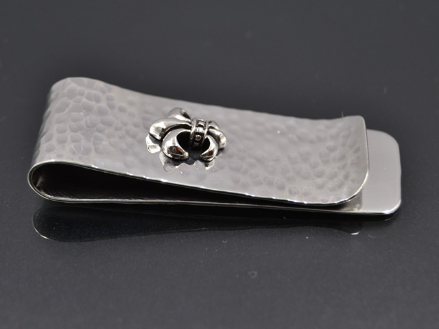 Geldklammer Lilie gehämmert