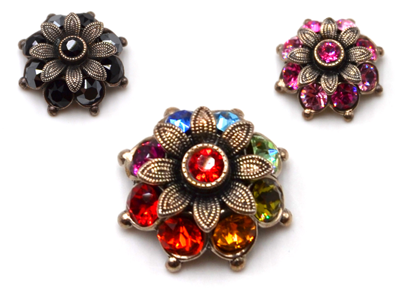 Anhänger Blüte mit Premium Crystal