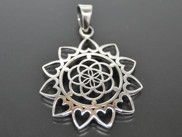 Anhänger Ei des Lebens, Blume des Lebens