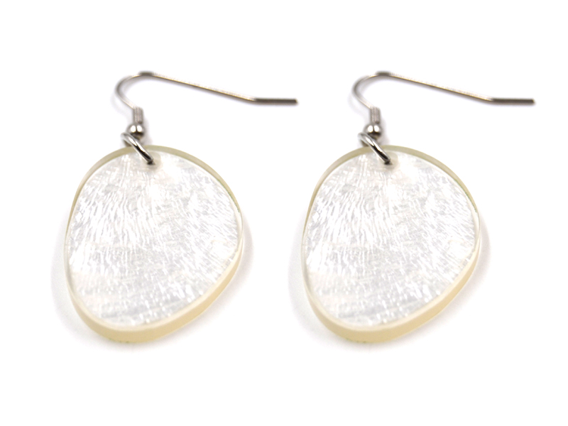 Ohrhänger Capiz Muschel Handmade