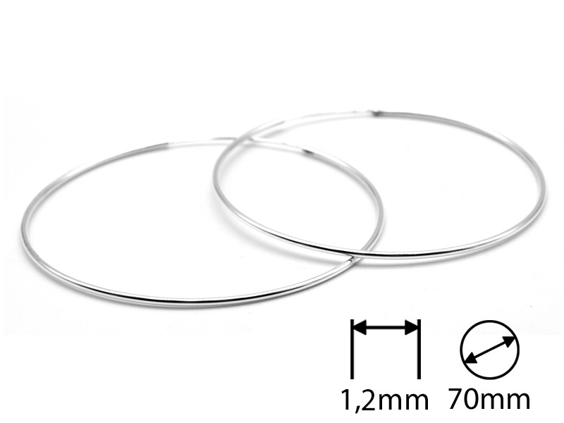 Creolen (1.2 mm x 70 mm)