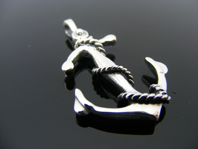 Anhänger Anker mit Tau