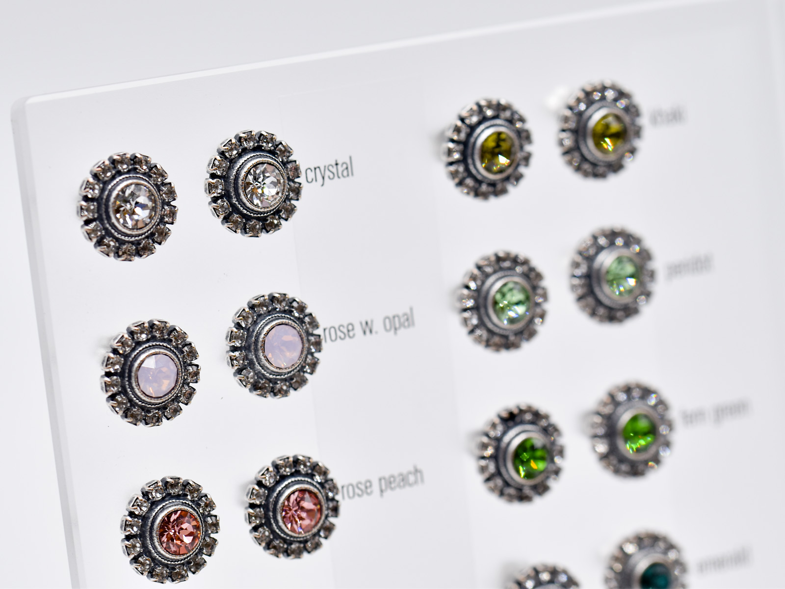Display Ohrstecker "Cecilia" (18 Paar)