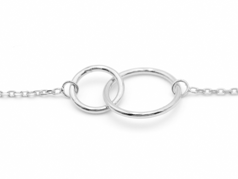 Collier "Kreise" (40+5cm) 