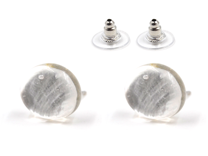 Ohrstecker Capiz Muschel Handmade