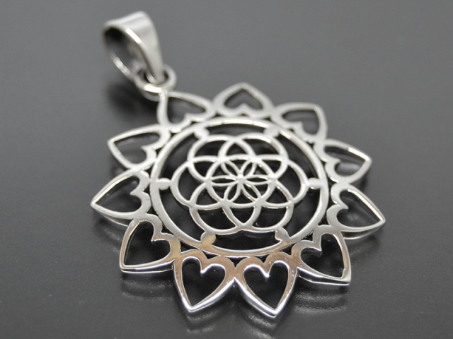 Anhänger Ei des Lebens, Blume des Lebens