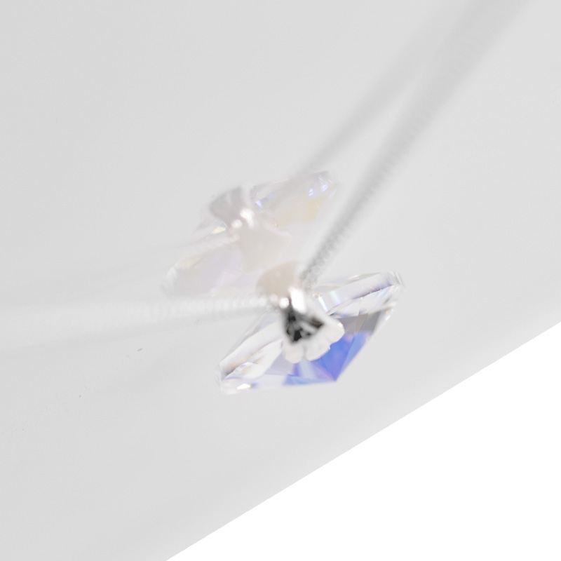 Anhänger Kreis mit Premium Crystal in 12 mm - Crystal Mix