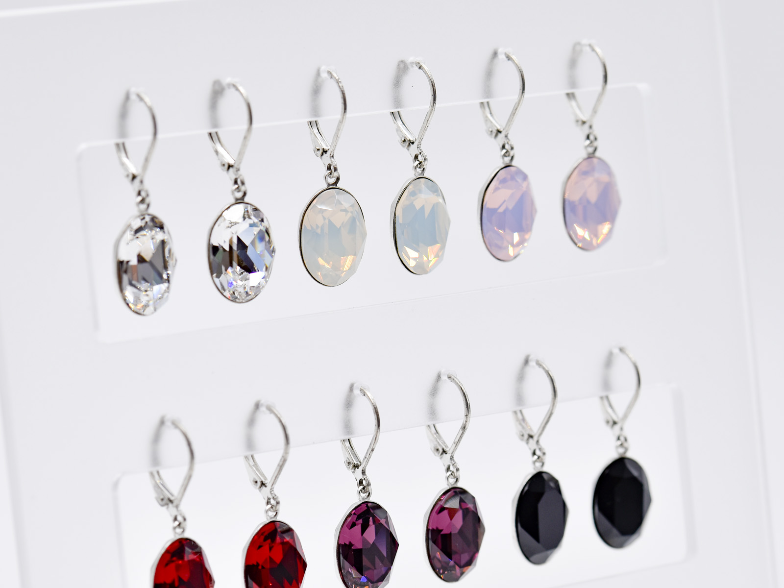 Display Ohrhänger Lina mit Premium Crystal (12 Paar) - Basic Edition