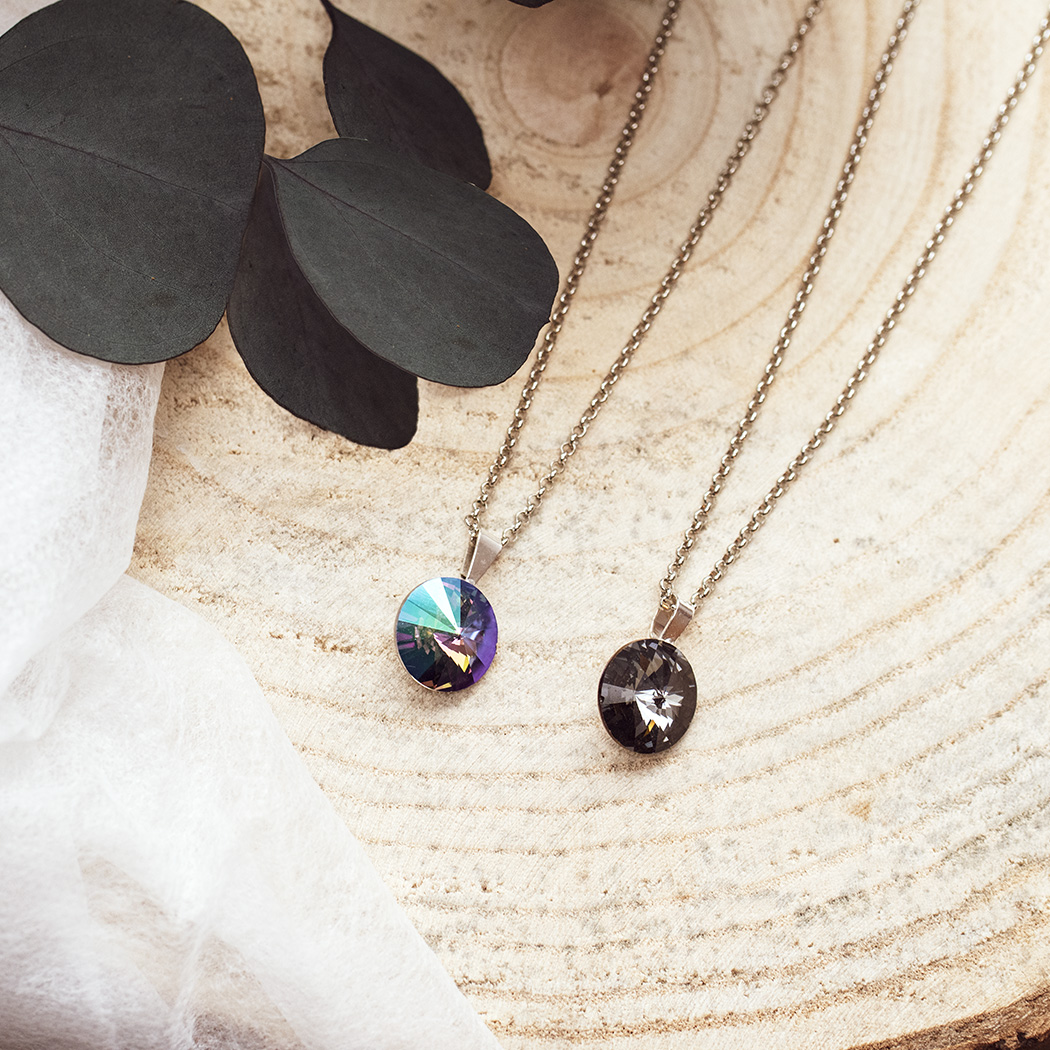 Anhänger AH14 mit Premium Crystal in 14 mm