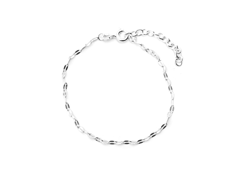 Plättchenarmband (16 cm + 3.5 cm) 3er Pack