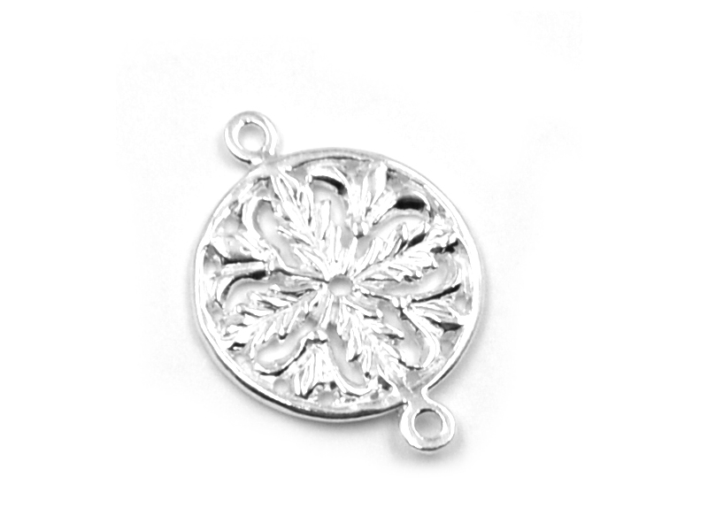 Anhänger Blume mit Doppelöse