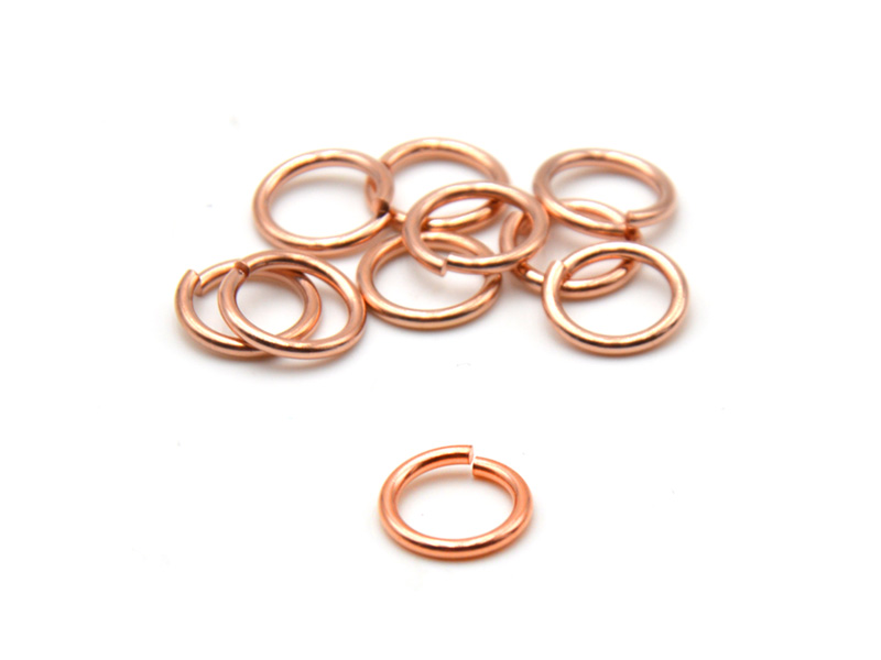 Biegering offen (6.0mm x 1.2mm) (10er Pack) rosegold 