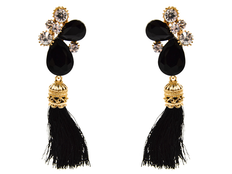 Ohrstecker Black Beauty