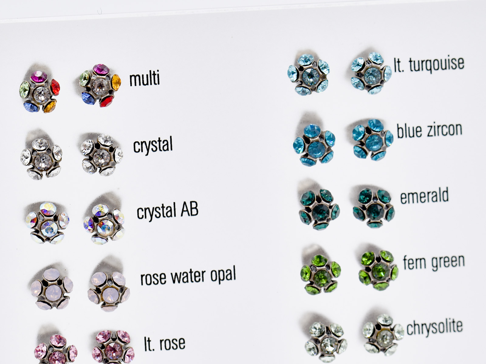 Display Ohrstecker "Bella" (22 Paar)