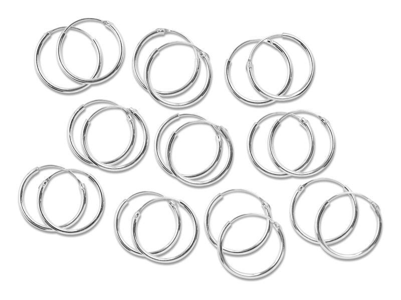 Creolen (1.5 mm x 18mm) (10 Paar)