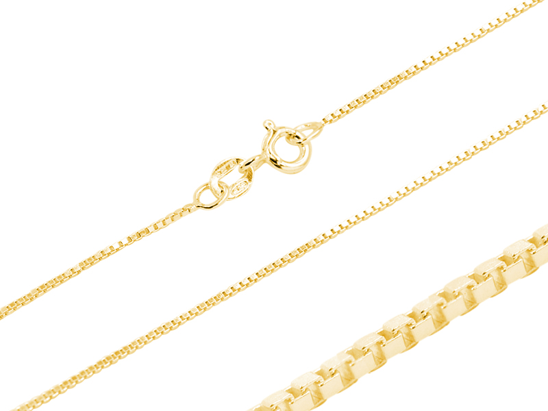 Venezianerkette (50 cm) (1 mm) vergoldet