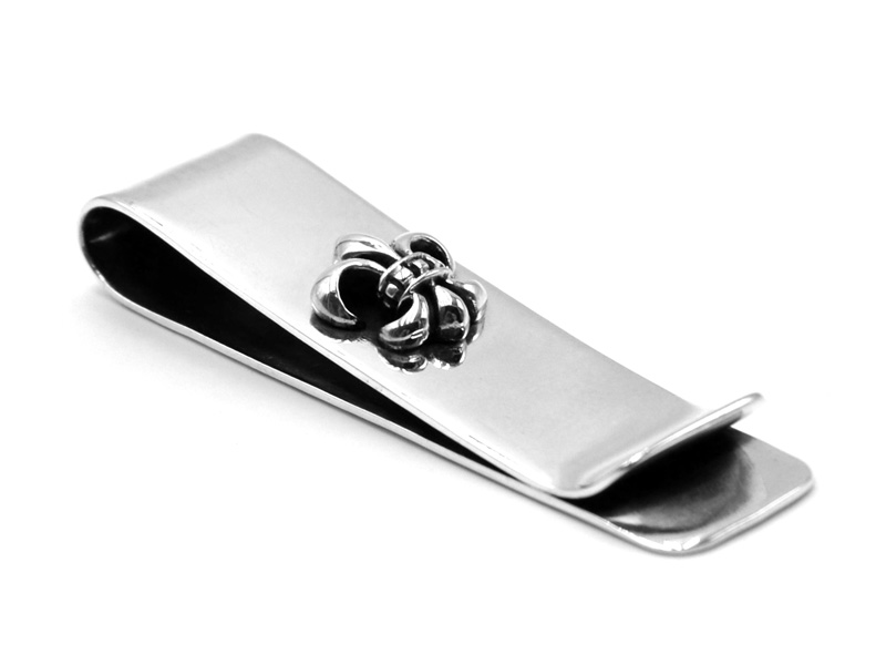 Geldklammer schlicht Lilie