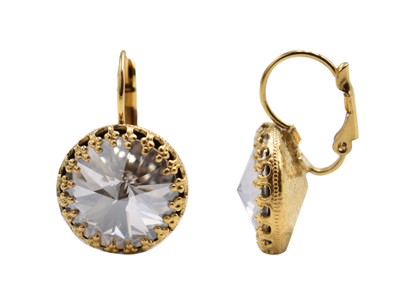 Ohrhänger Bohemian vergoldet