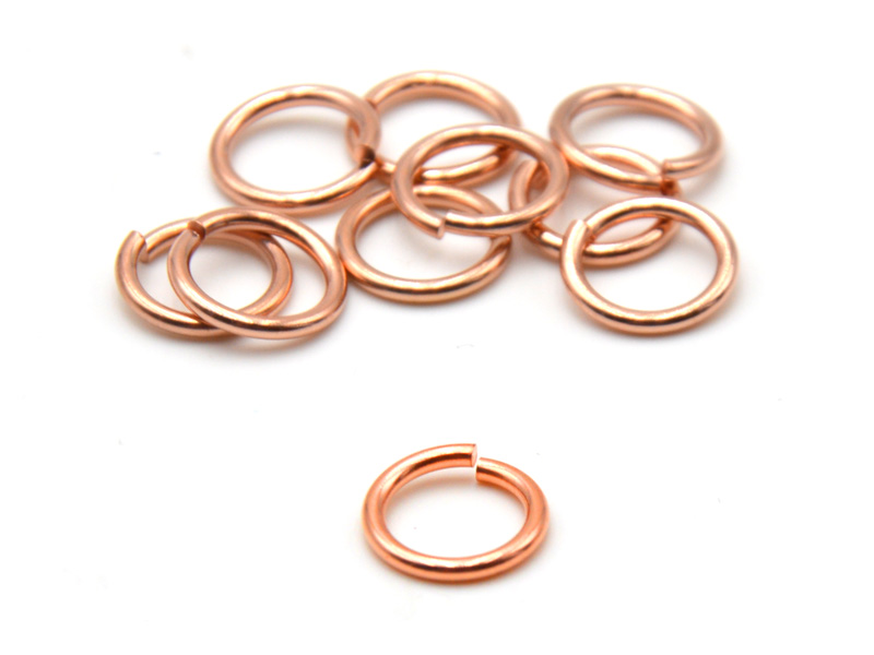 Biegering offen (9.0mm x 1.2mm) (10er Pack) rosegold
