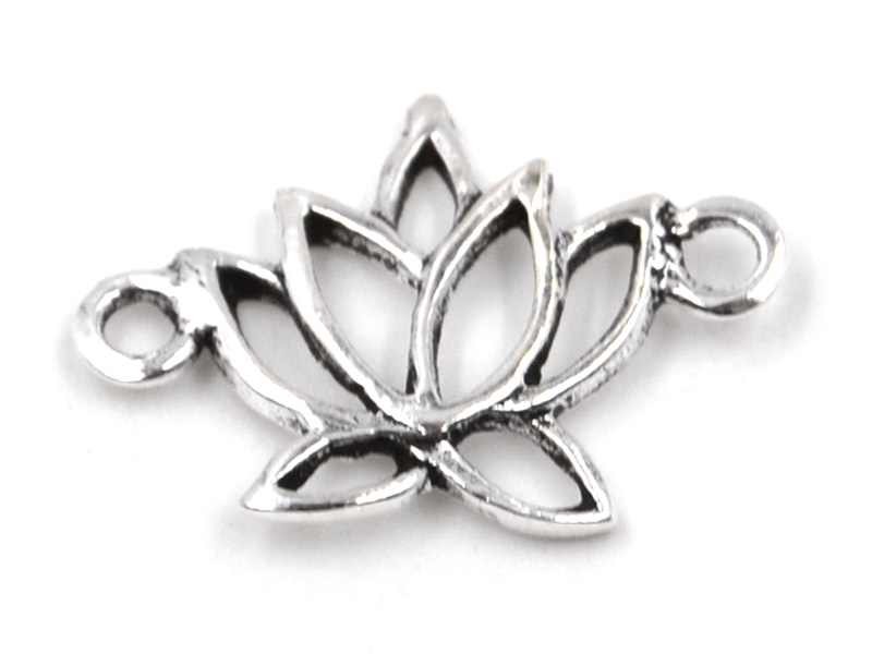 Anhänger Lotusblume mit Doppelöse