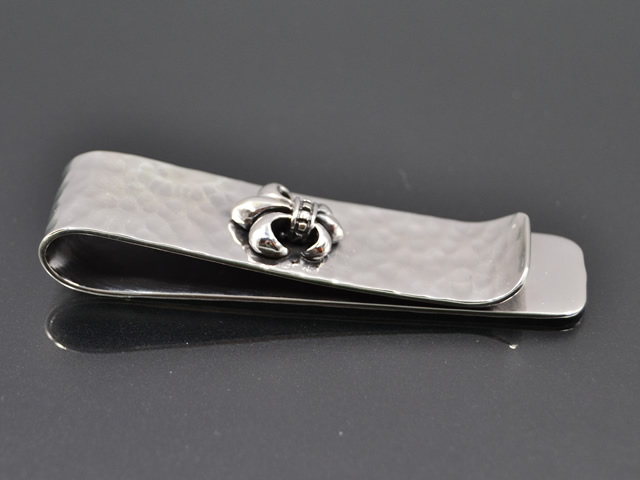 Geldklammer Lilie gehämmert