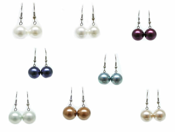 Perlenohrhänger (14 mm)