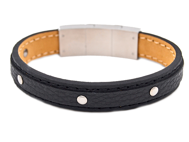 Lederarmband "Amande" ( verstellbar auf 19 und 20,5 cm) mit Ede