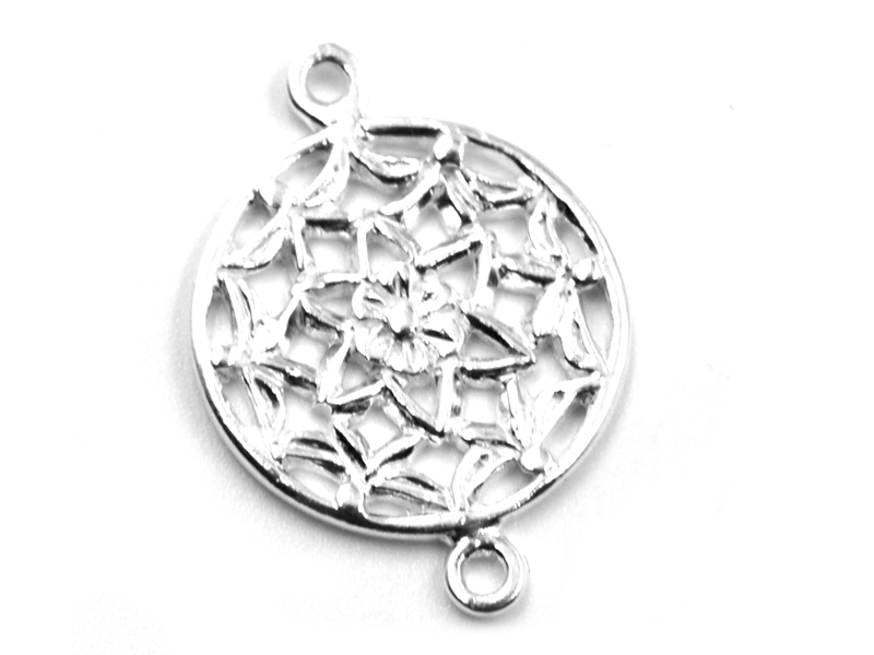 Anhänger Blume mit Doppelöse