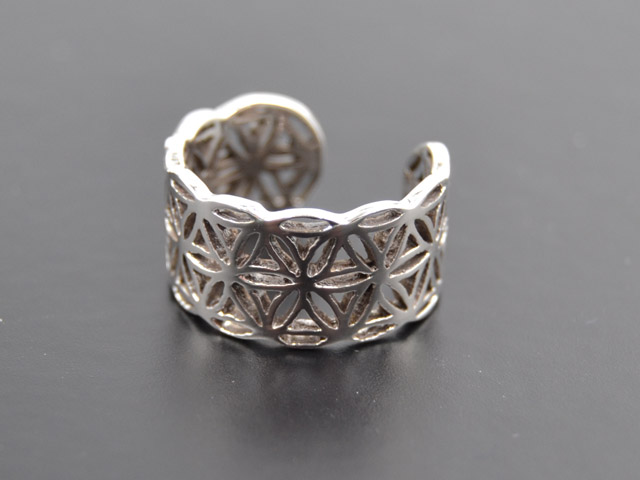 Ring Blume des Lebens