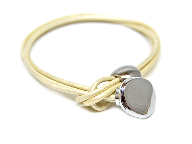 Lederarmband "Avellana" ( 21 cm )