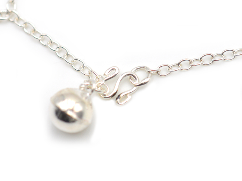 Fußkette mit Zirkonia und Elefanten (25 cm)