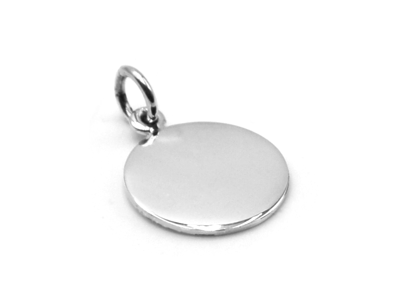 Gravurplatte mit Öse (11 mm)