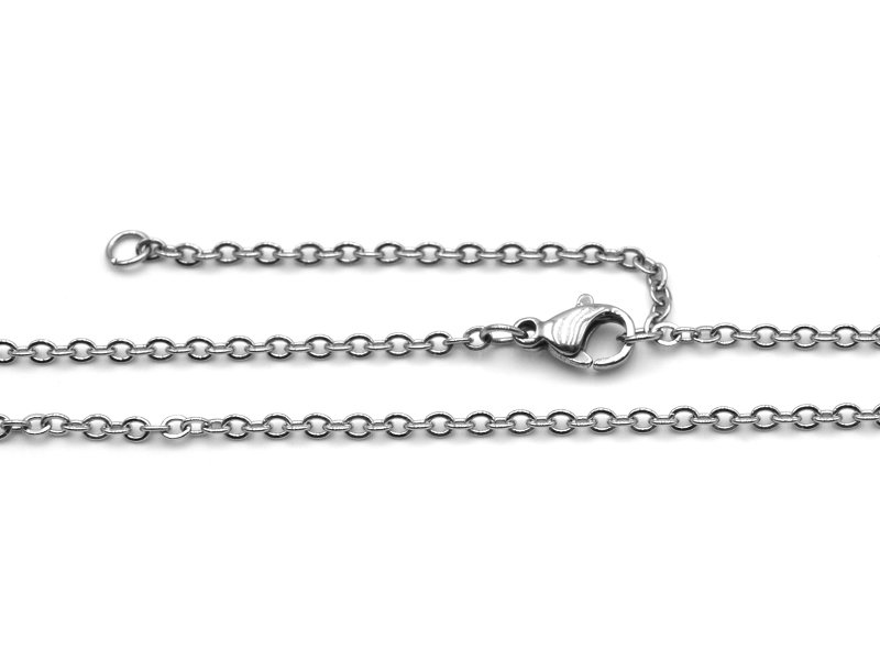 Edelstahlkette "Anker" (45+5cm)