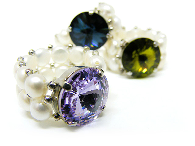 Ring PR14 mit Premium Crystal in 14 mm