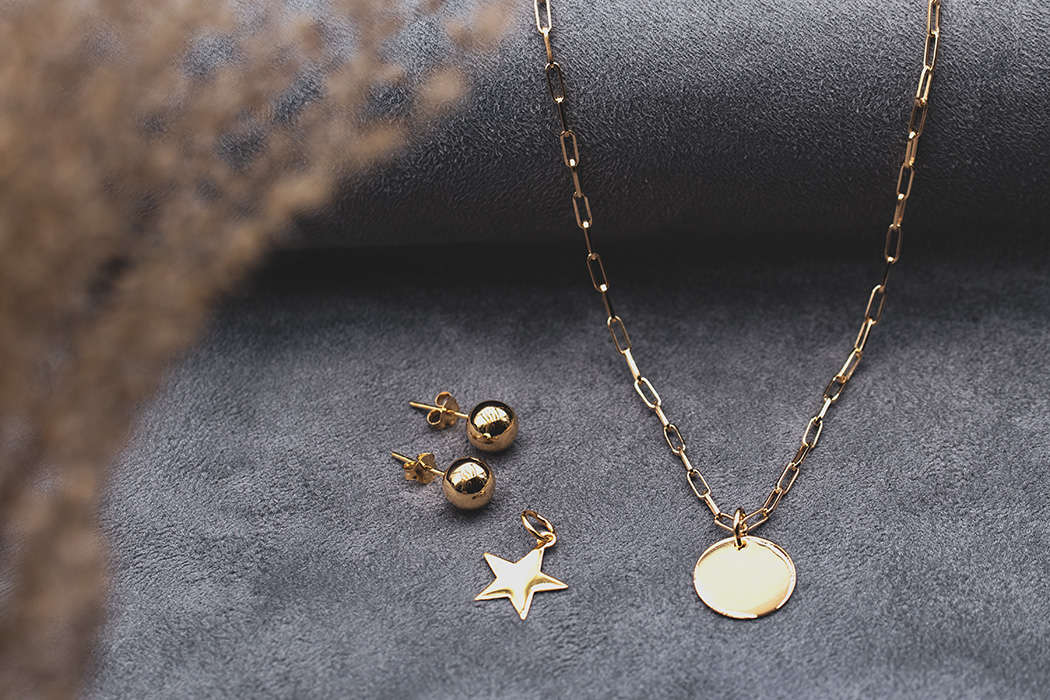 Kette mit Gravurplatte