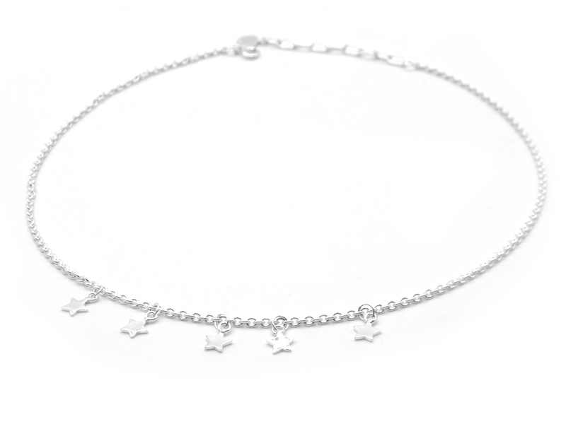 Ankerkette mit Sternen (40 cm) (2.5 mm)