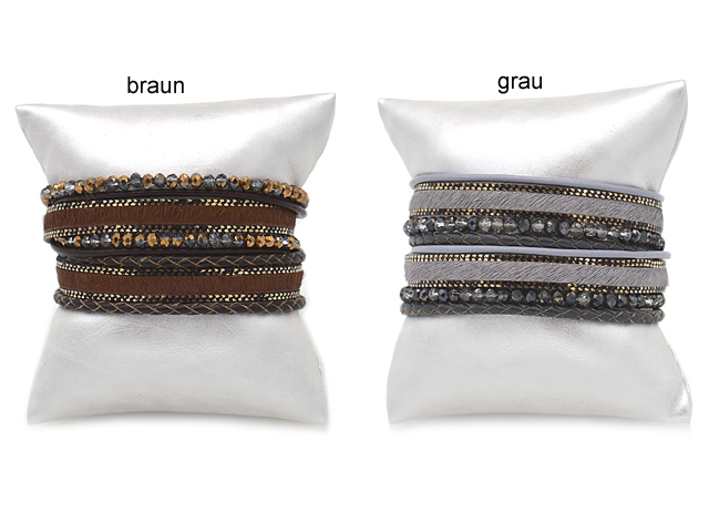 Armband Nelly Grau (37.5 cm)